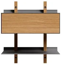 Eva Solo Smile Sengebord Med Hylde Eg/Grå